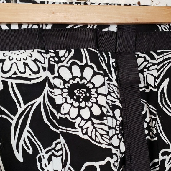 {Zara Basics} black and white pleaded skirt - Picture 2 of 4